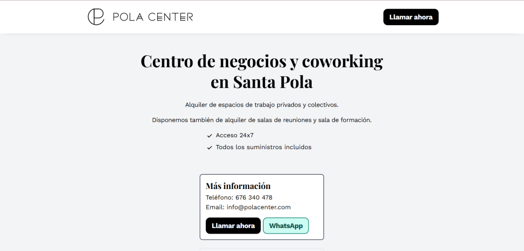 Web Contacto