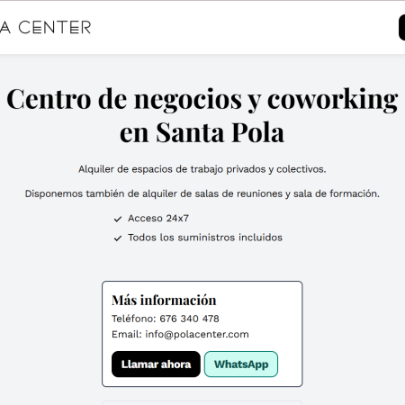Web Contacto